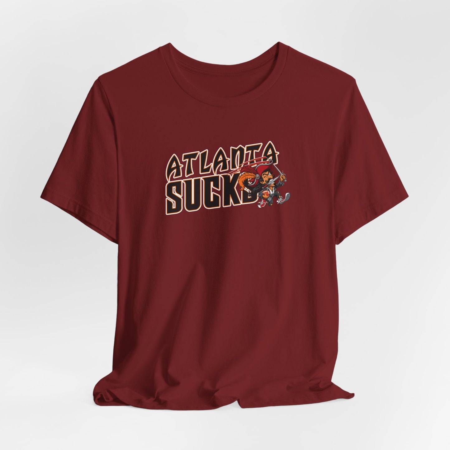 Atlanta Sucks (for Tampa Bay fans) - Unisex Jersey Short Sleeve Tee
