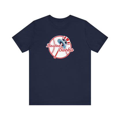 Boston Sucks (for NYC fans) - Unisex Jersey Short Sleeve Tee