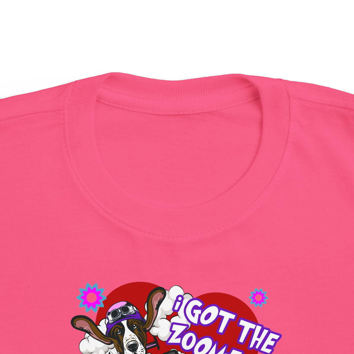 'I Got The Zoomies' Basset Hound In A Racecar - Toddler Tee