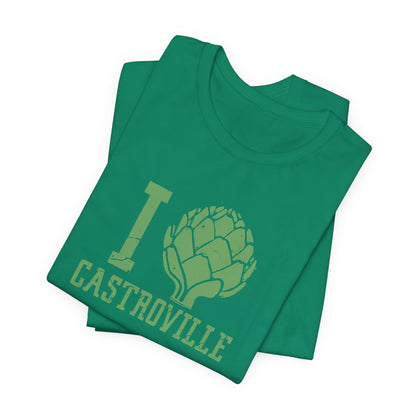 I Heartichoke Castroville (front only) - Unisex Jersey Short Sleeve Tee