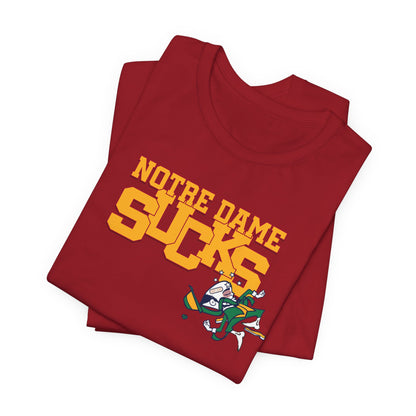 That Notre Leprechaun Team Sucks - Unisex Jersey Short Sleeve Tee