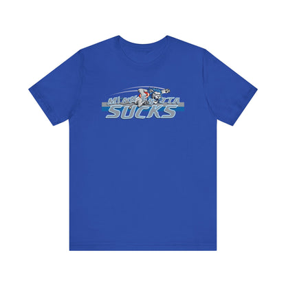 Minnesota Sux (for Detroit fans) - Unisex Jersey Short Sleeve Tee