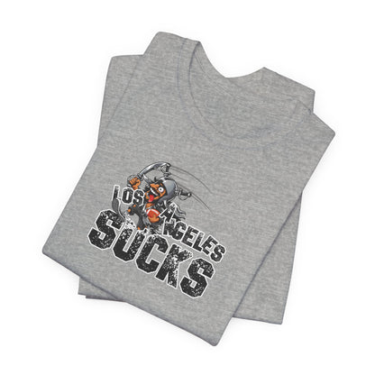 L.A. sux (for Las Vegas fans) - Unisex Jersey Short Sleeve Tee