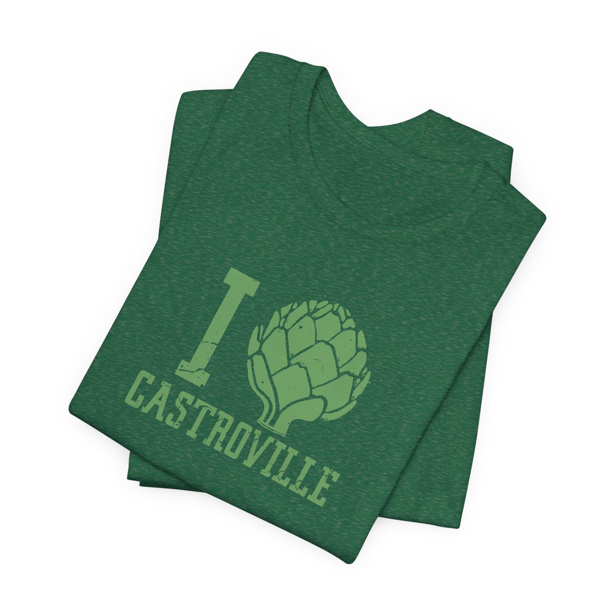 I Heartichoke Castroville (front & back version) - Unisex Jersey Short Sleeve Tee
