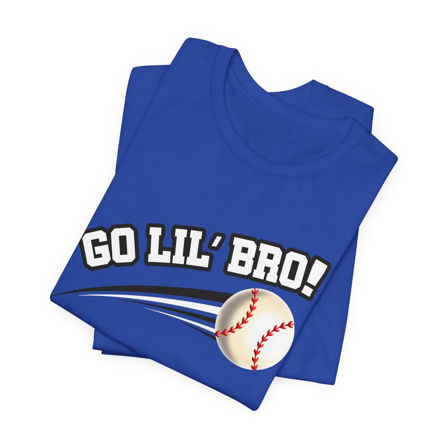 Go Lil' Bro! (Sibling Revelry Baseball) - Unisex Jersey Short Sleeve Tee