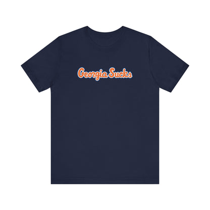 Georgia Sucks (for Florida fans) - Unisex Jersey Short Sleeve Tee