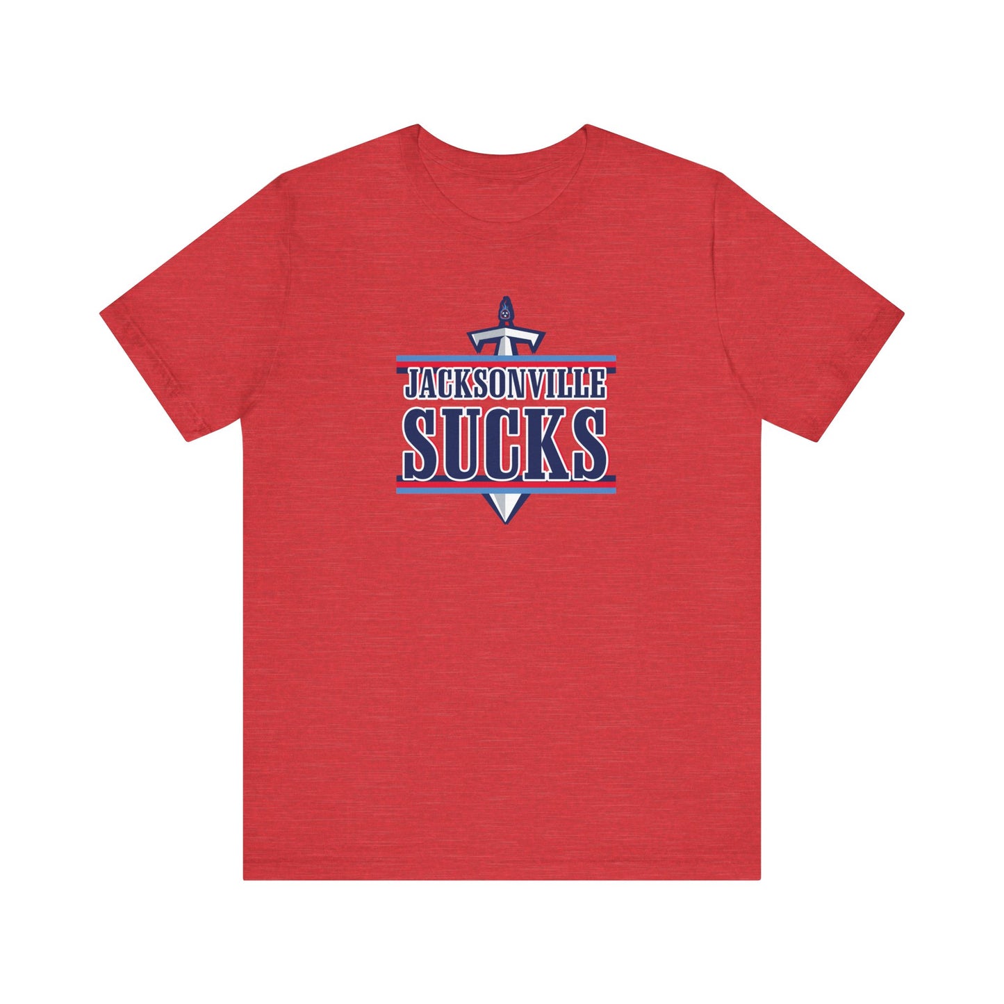 Jaxon Ville Sux (for Tennessee fans) - Unisex Jersey Short Sleeve Tee