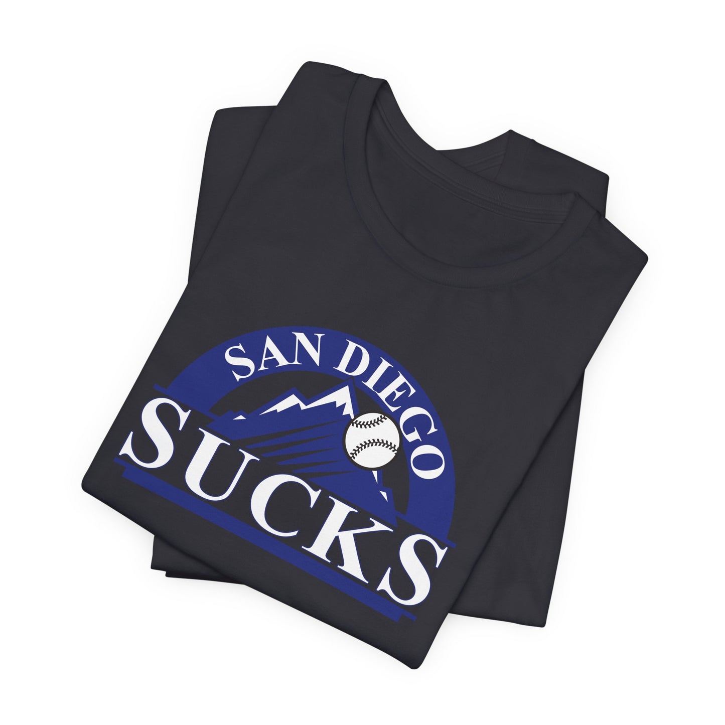 San Diego Sucks (for Colorado Rockies fans) - Unisex Jersey Short Sleeve Tee