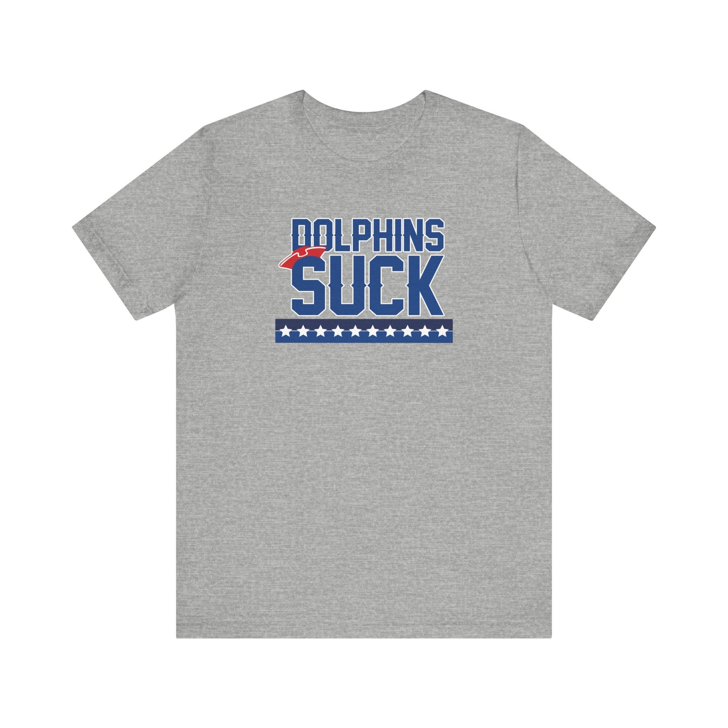 Shiny Mammal Fish Suck (for New England fans) - Unisex Jersey Short Sleeve Tee