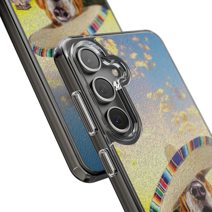 Basset Hound Eating Mexican Cuisine In Mexico - Clear Case