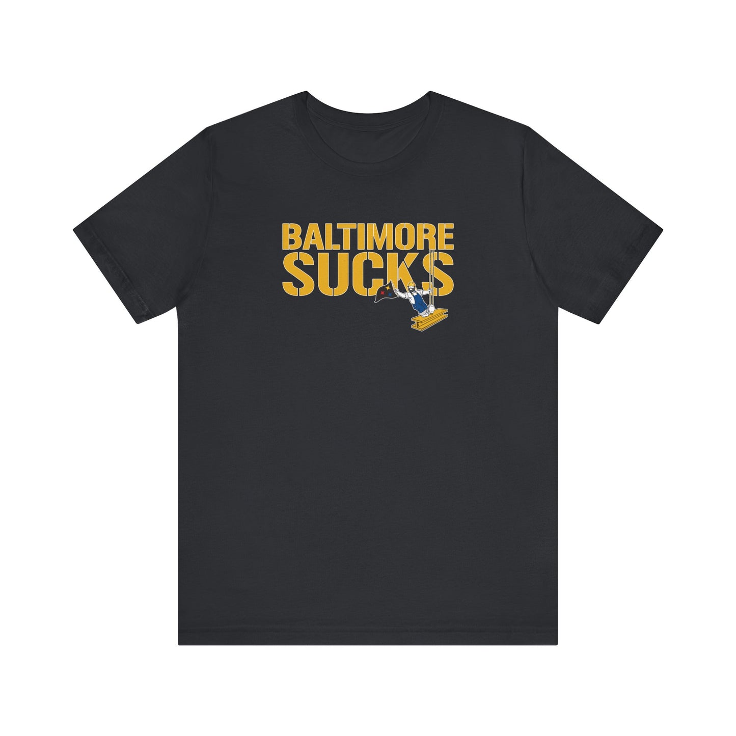 Blackbirds of Maryland (for Pittsburgh fans) - Unisex Jersey Short Sleeve Tee