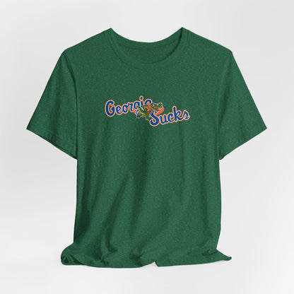 Georgia Sucks (for Florida fans) - Unisex Jersey Short Sleeve Tee