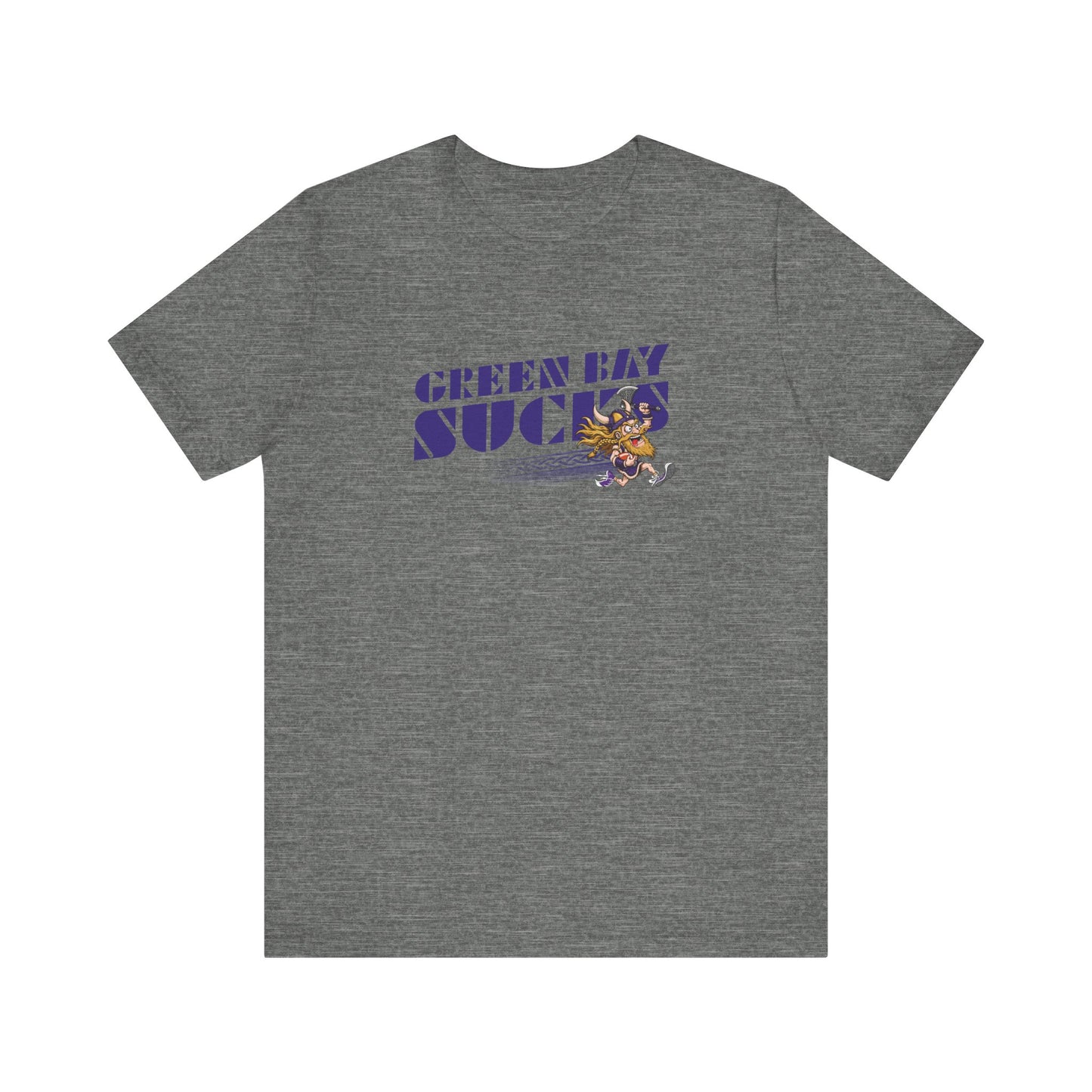 Green Bay Sucks (for Minnesota fans) - Unisex Jersey Short Sleeve Tee