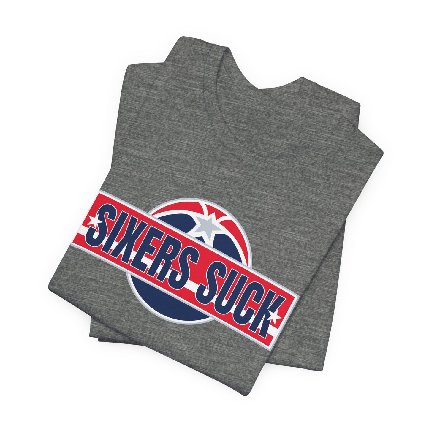 6ers Suck (for DC fans) - Unisex Jersey Short Sleeve Tee