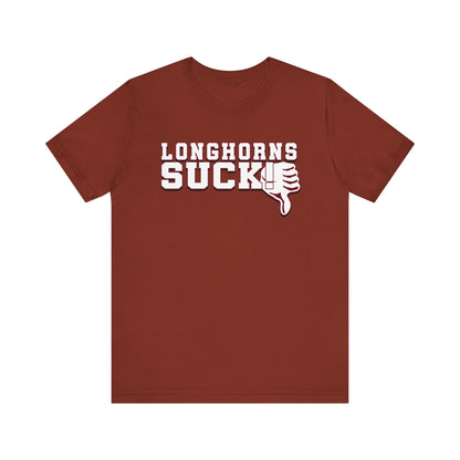 Longhornz Suck! (for A&M fans) - Unisex Jersey Short Sleeve Tee