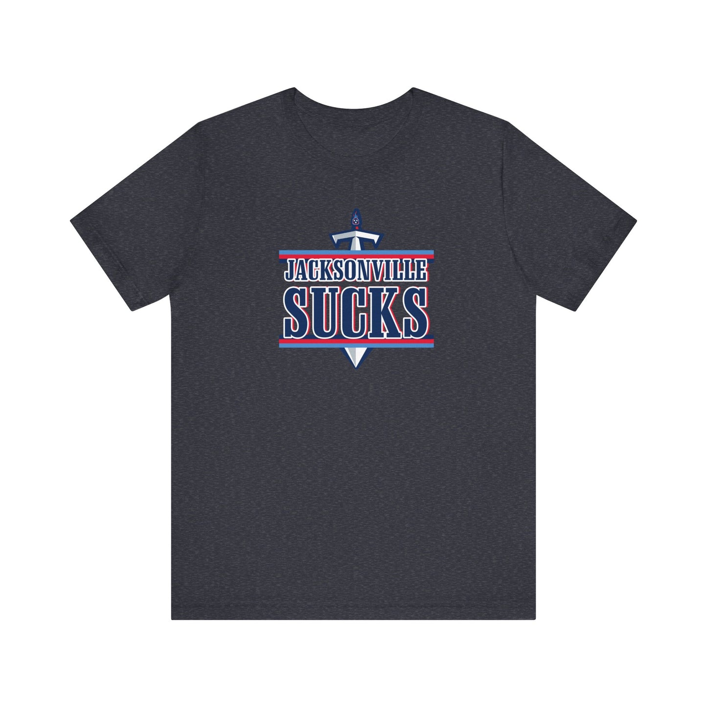 Jaxon Ville Sux (for Tennessee fans) - Unisex Jersey Short Sleeve Tee