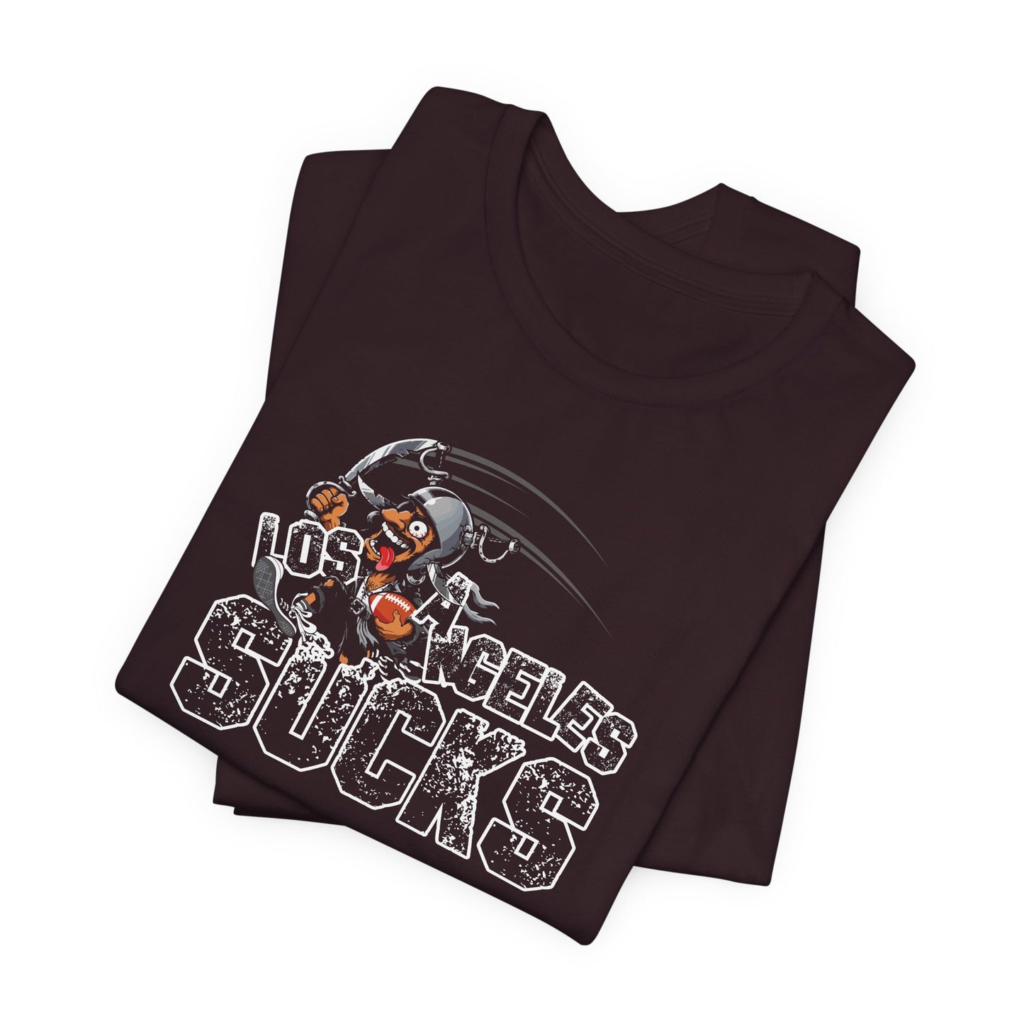 L.A. sux (for Las Vegas fans) - Unisex Jersey Short Sleeve Tee