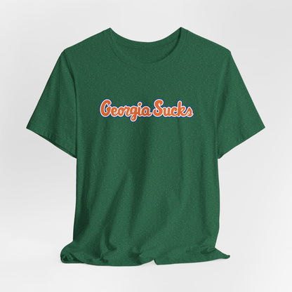 Georgia Sucks (for Florida fans) - Unisex Jersey Short Sleeve Tee