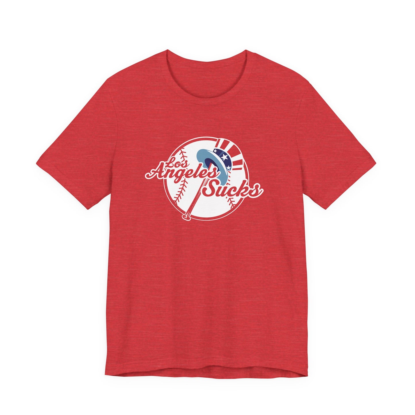 Los Angeles Sucks (for NYC fans) - Unisex Jersey Short Sleeve Tee