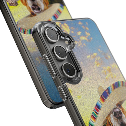 Basset Hound Eating Mexican Cuisine In Mexico - Clear Case