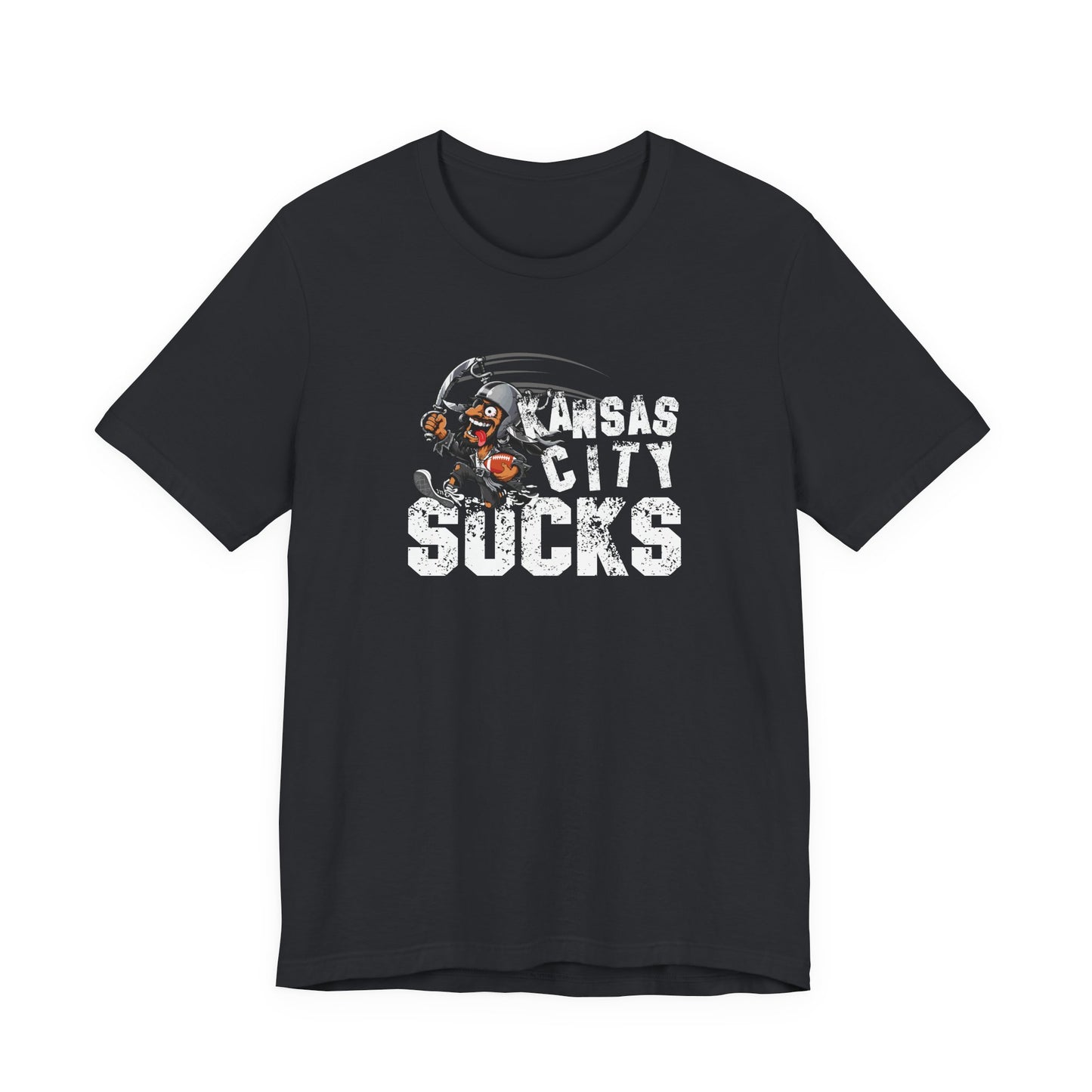 KC Sux (for Las Vegas fans) - Unisex Jersey Short Sleeve Tee