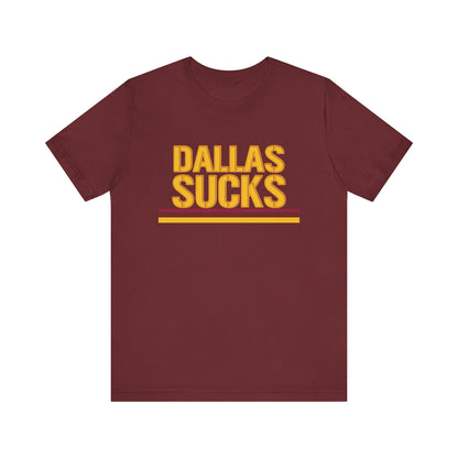 Cowboyz Suck! (for DC fans) - Unisex Jersey Short Sleeve Tee