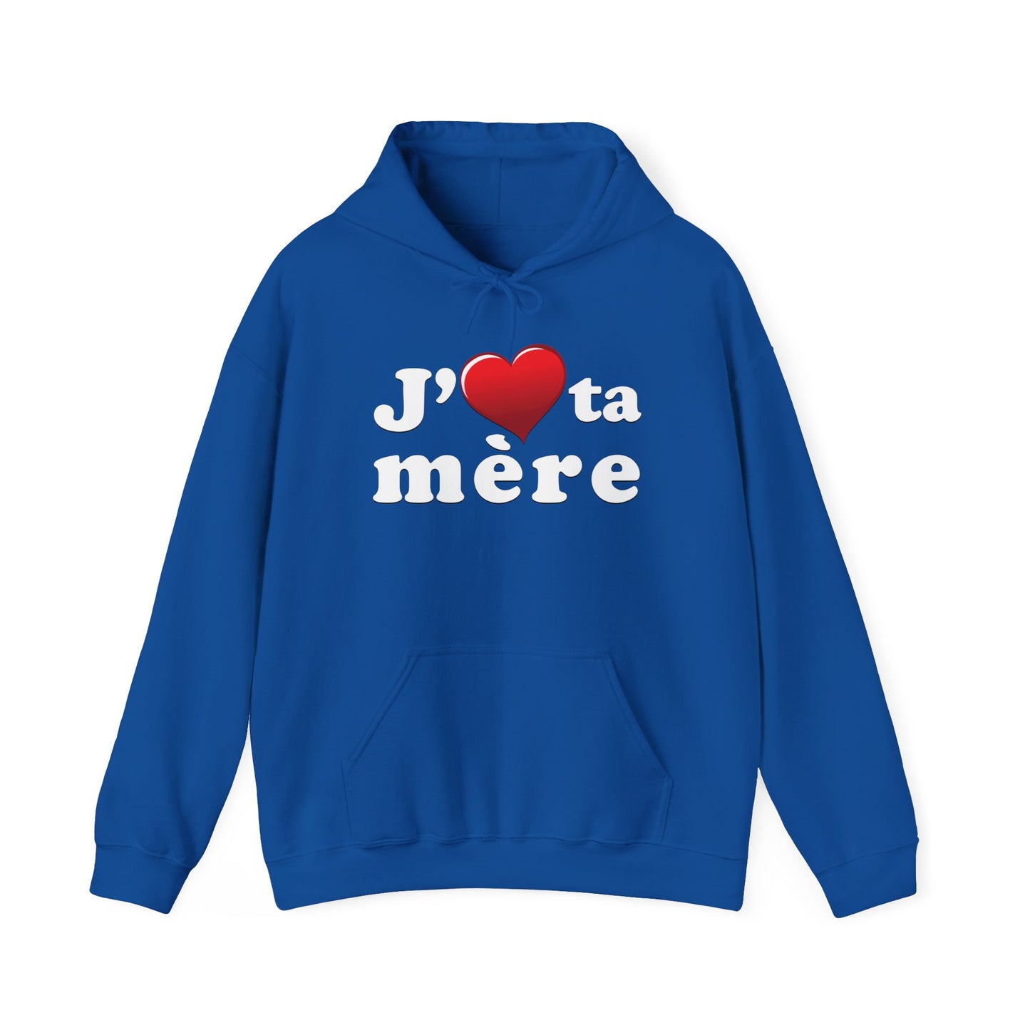 J' ♥ te mère - Unisex Heavy Blend™ Hooded Sweatshirt