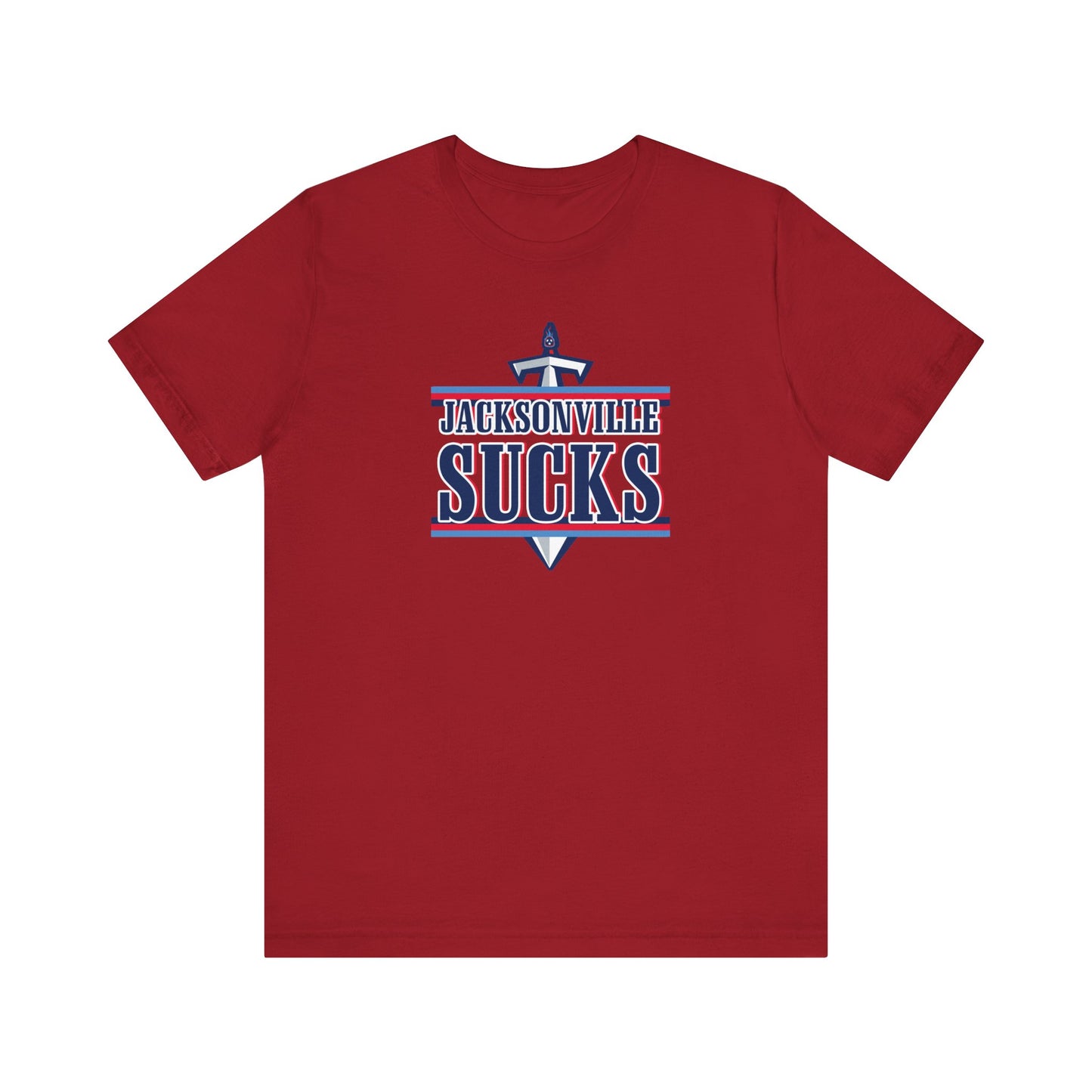 Jaxon Ville Sux (for Tennessee fans) - Unisex Jersey Short Sleeve Tee