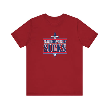 Jaxon Ville Sux (for Tennessee fans) - Unisex Jersey Short Sleeve Tee
