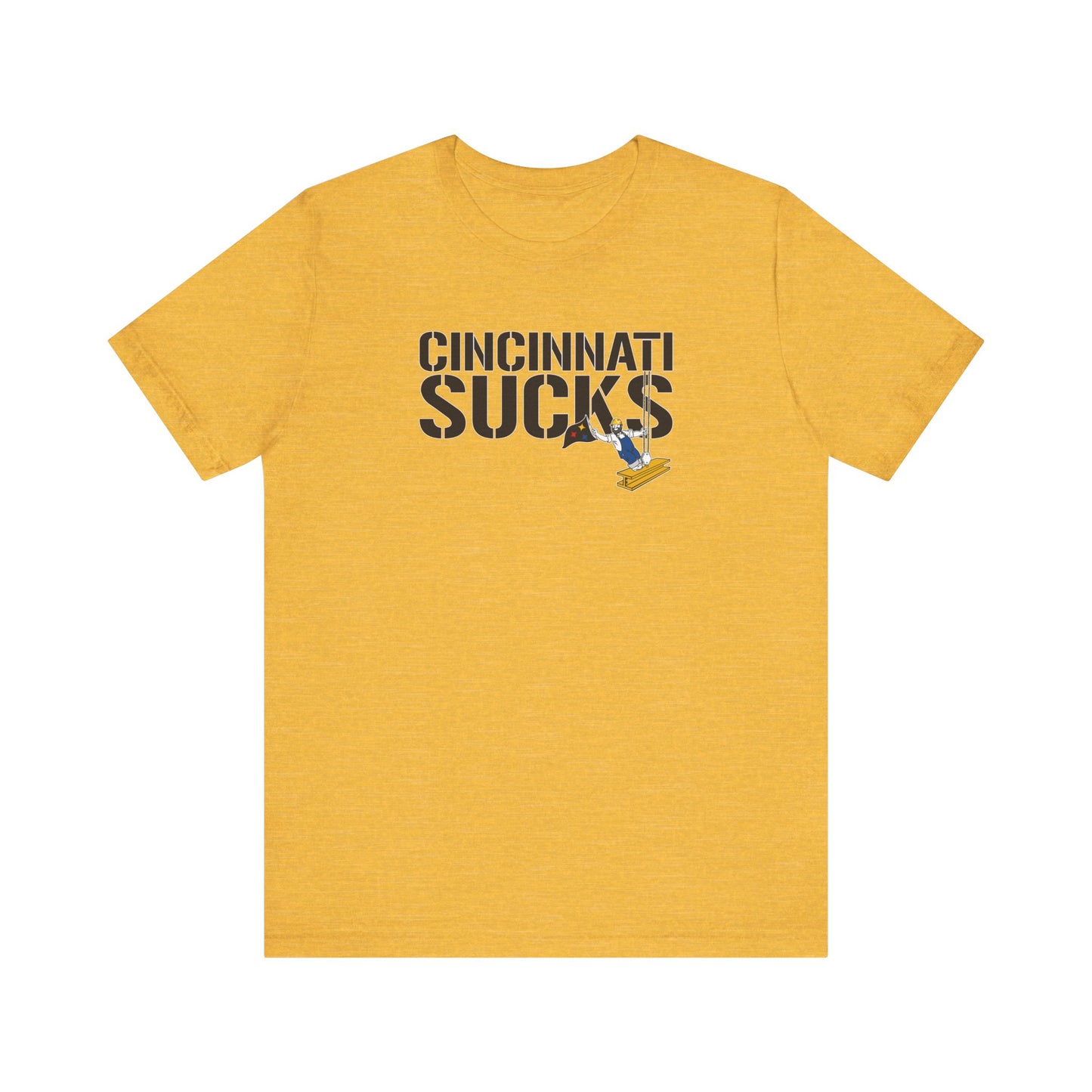 Cincy Sucks (for Pittsburgh fans) - Unisex Jersey Short Sleeve Tee