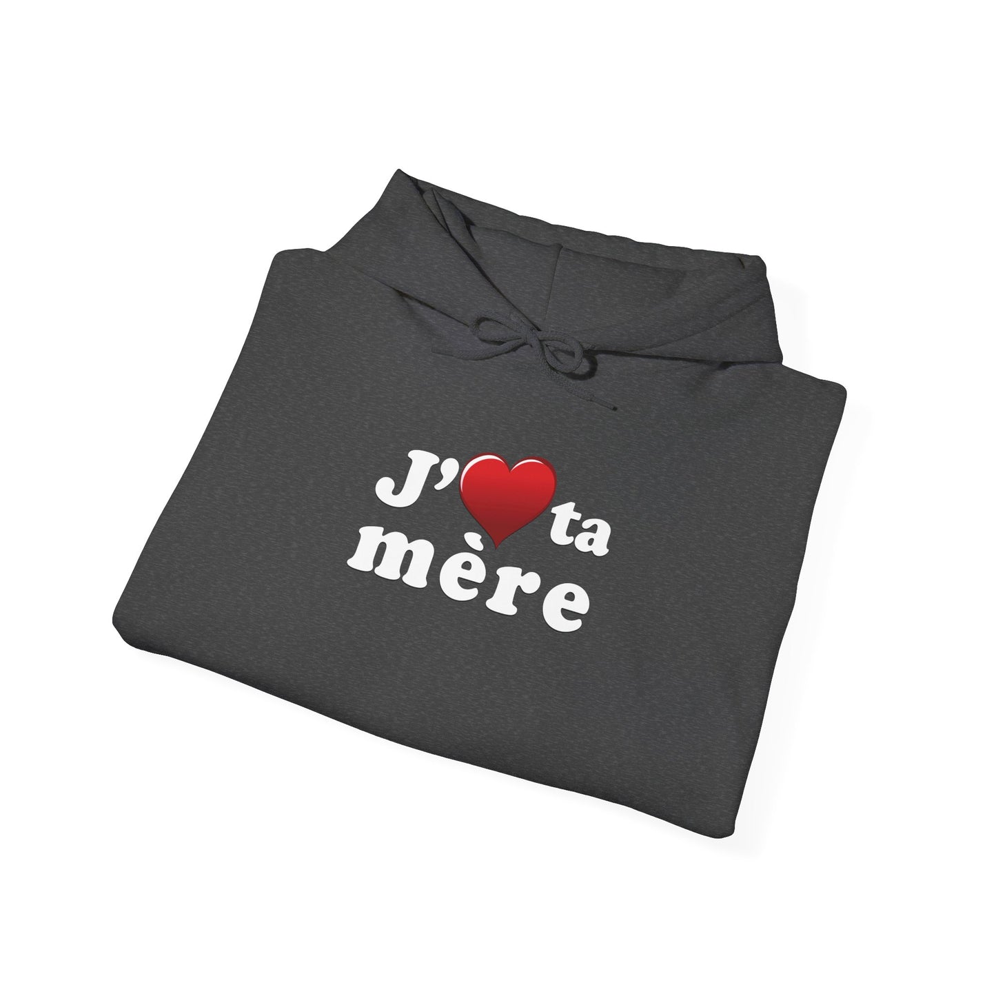 J' ♥ te mère - Unisex Heavy Blend™ Hooded Sweatshirt