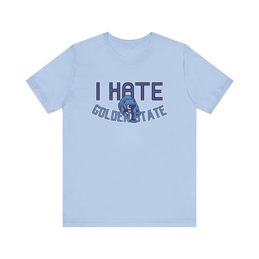 I Hate Golden Stayt (for Memphis fans) - Unisex Jersey Short Sleeve Tee