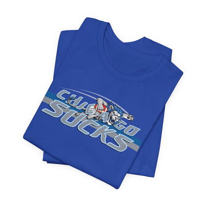 Chicago Sux (for Detroit fans) - Unisex Jersey Short Sleeve Tee