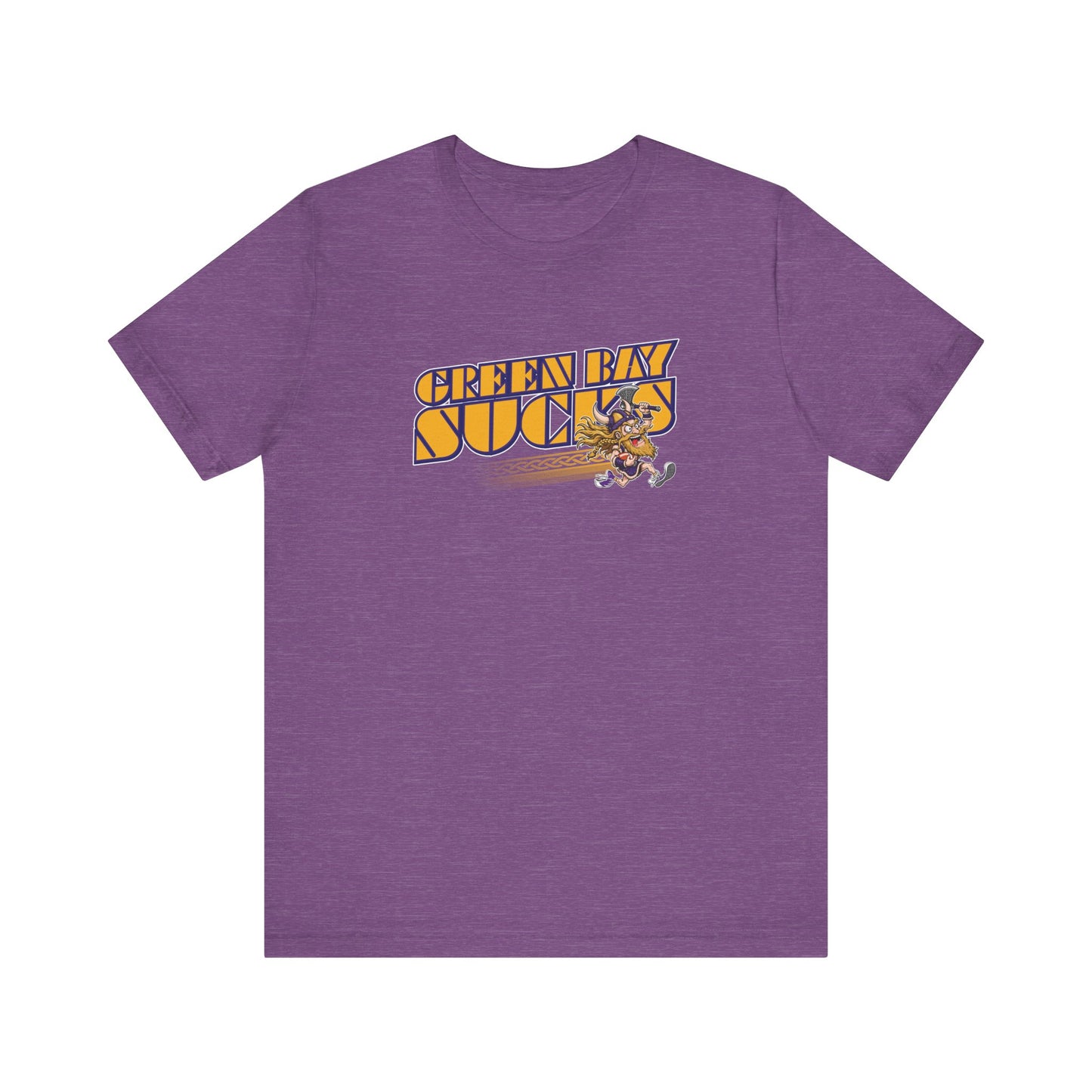 Green Bay Sucks (for Minnesota fans) - Unisex Jersey Short Sleeve Tee