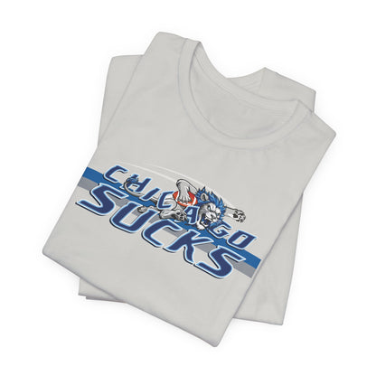 Chicago Sux (for Detroit fans) - Unisex Jersey Short Sleeve Tee