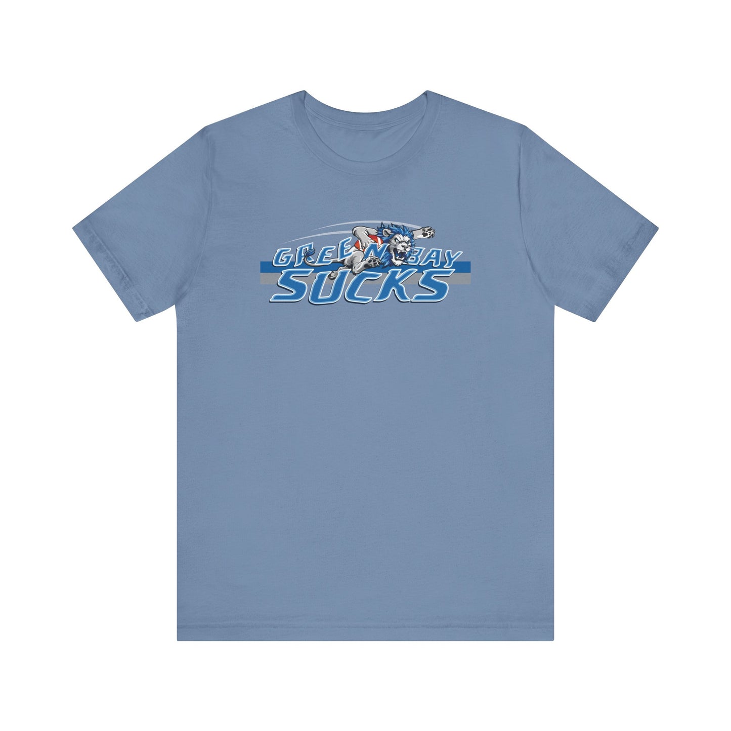 Green Bay Sux (for Detroit fans) - Unisex Jersey Short Sleeve Tee