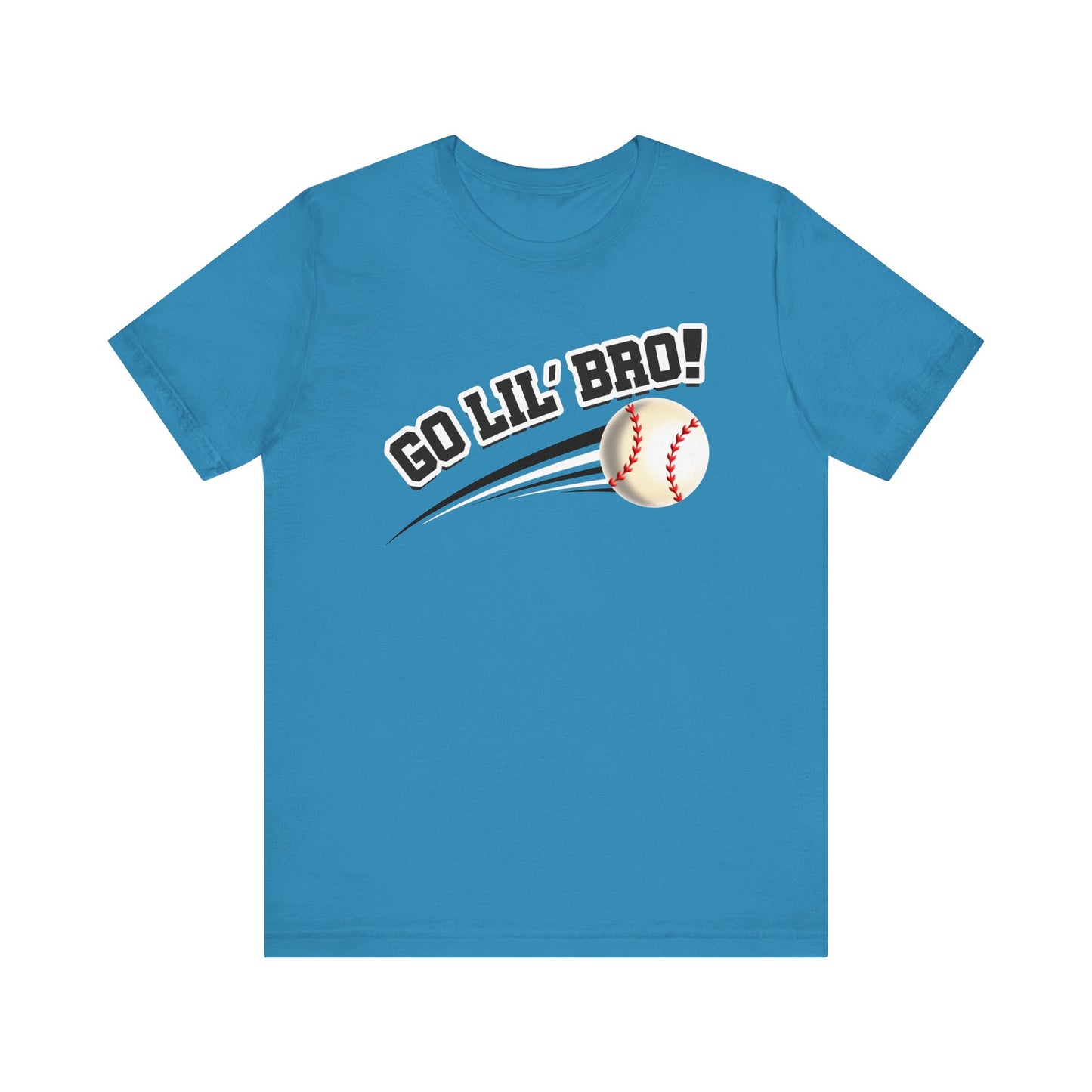 Go Lil' Bro! (Sibling Revelry Baseball) - Unisex Jersey Short Sleeve Tee