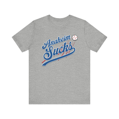 Anaheim Sucks (for L.A. fans) - Unisex Jersey Short Sleeve Tee
