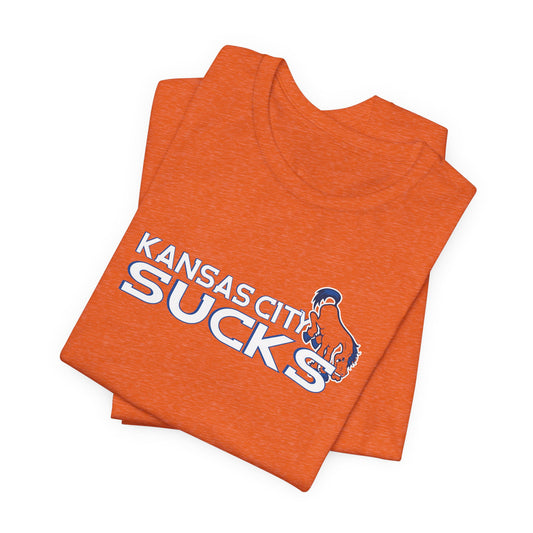 I Hate Kansas City (for Denver fans) - Unisex Jersey Short Sleeve Tee