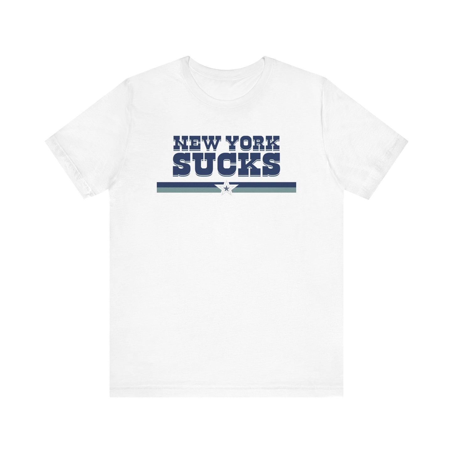 New York Sux (for Dallas fans) - Unisex Jersey Short Sleeve Tee