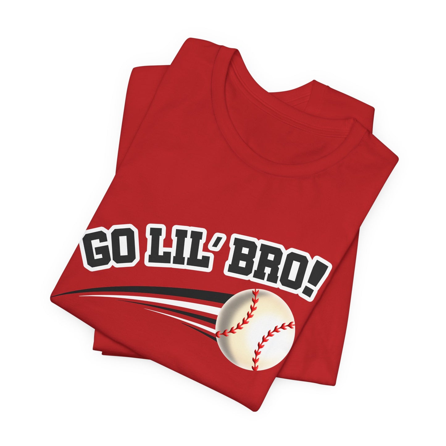 Go Lil' Bro! (Sibling Revelry Baseball) - Unisex Jersey Short Sleeve Tee