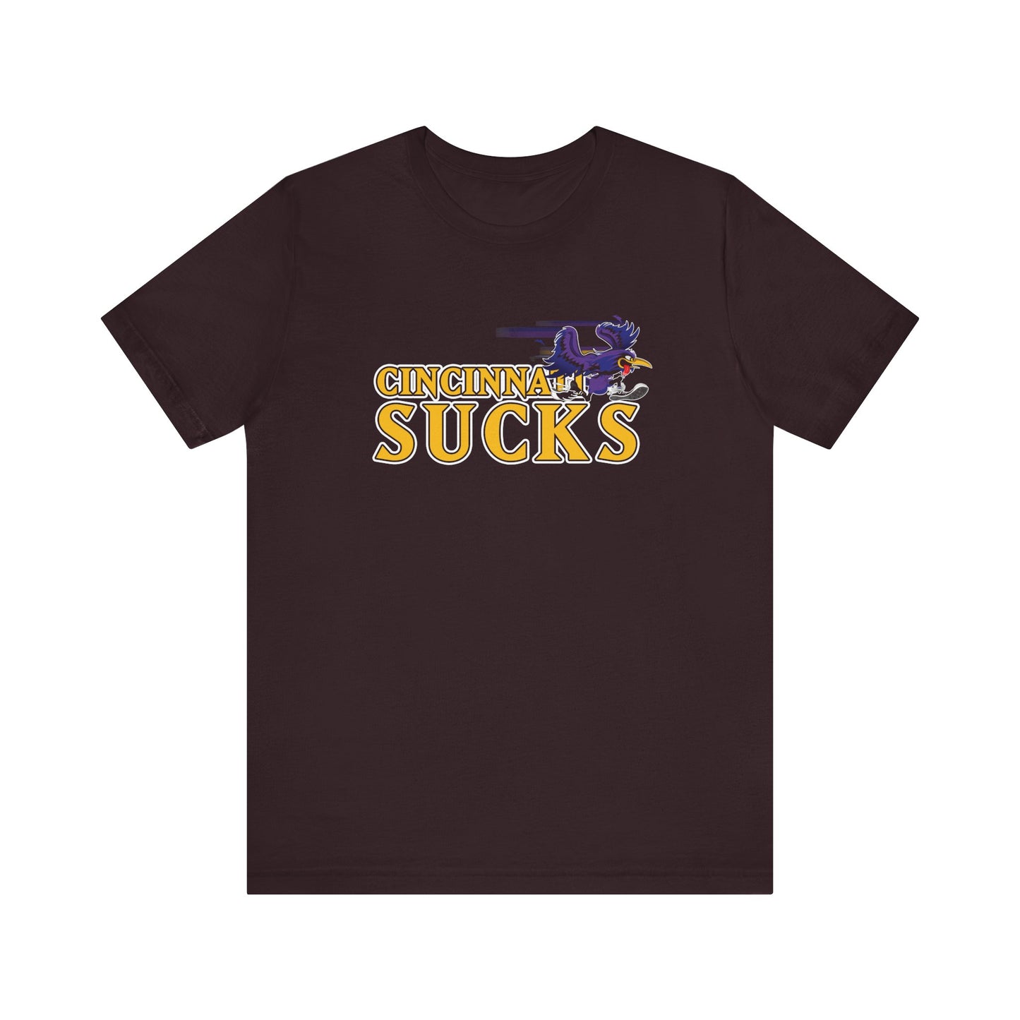 Cincinnati Sucks (for Baltimore fans) - Unisex Jersey Short Sleeve Tee