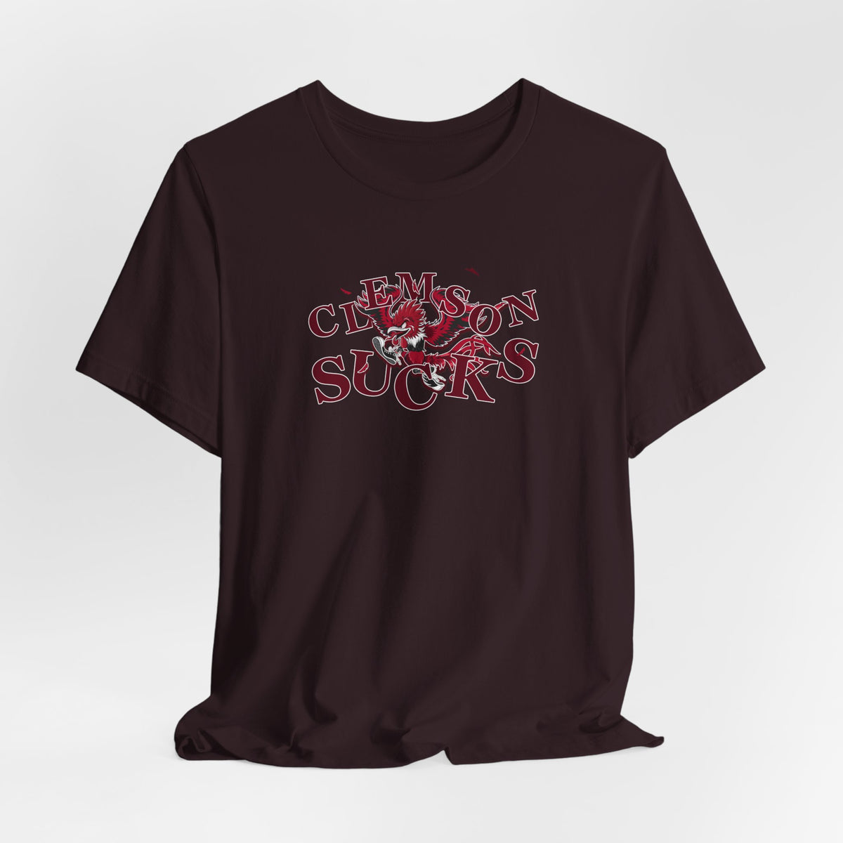 Clemson Sucks (for South Carolina fans) -   Crazy Fighting Rooster T-Shirt