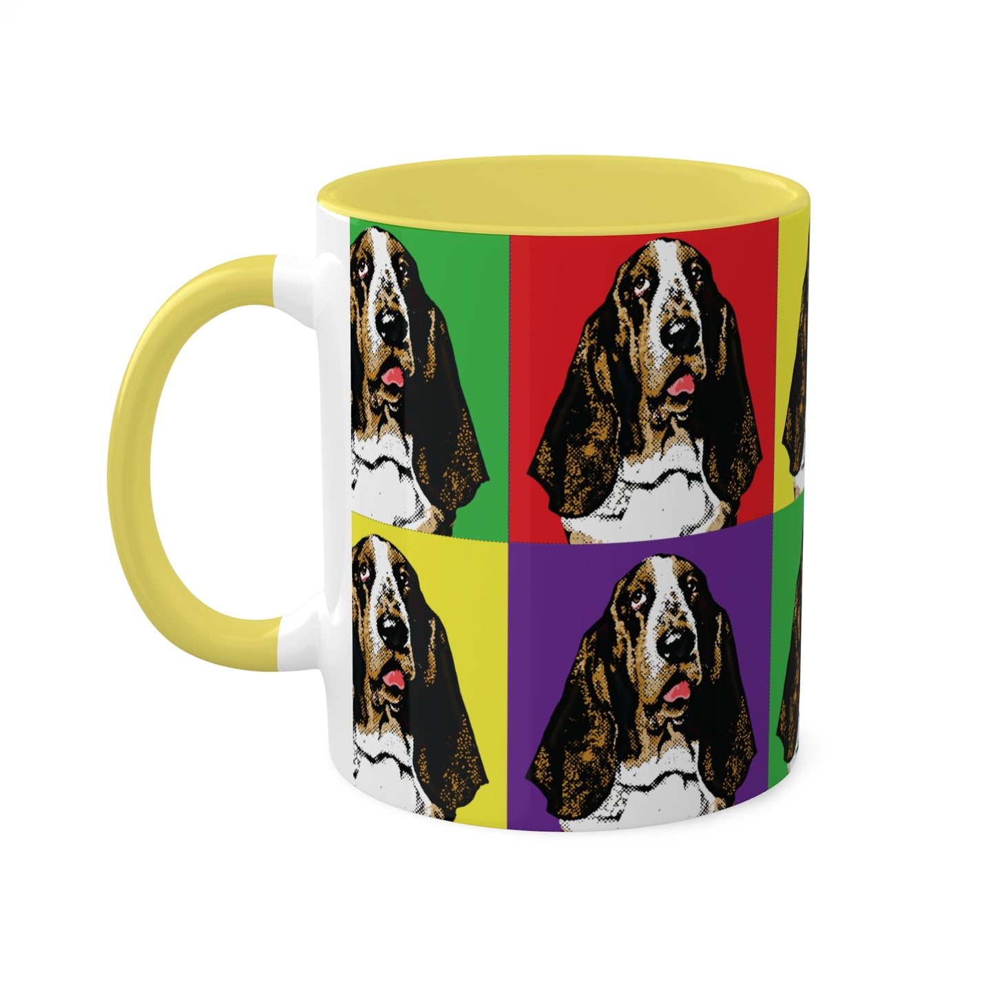 Basset Pop Art - Colorful Mugs, 11oz