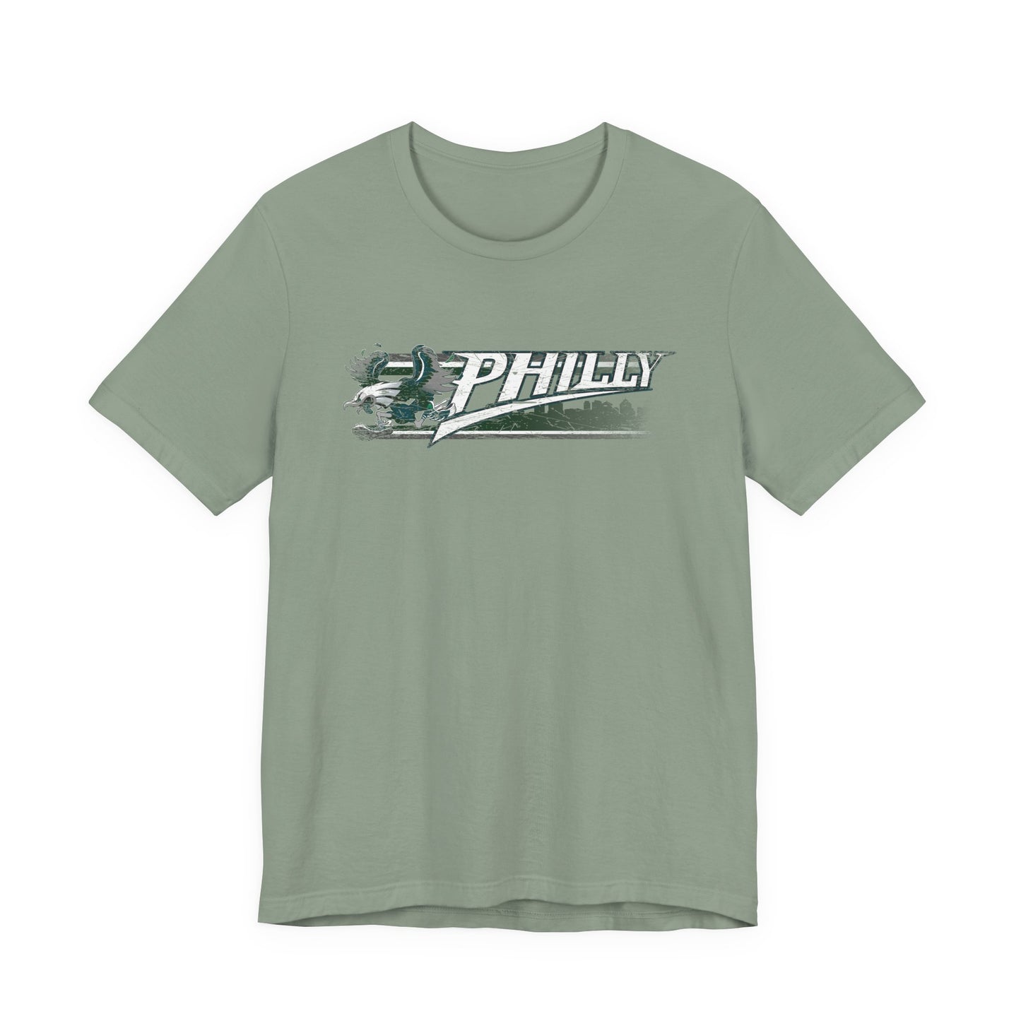 Gas Pump Eagle Swooshing (for Philly fans) - Unisex Jersey Short Sleeve Tee
