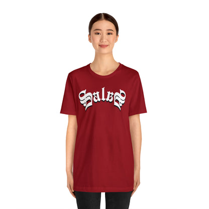 Salas (831) in White Ink - Salinas, California - Unisex Jersey Short Sleeve Tee