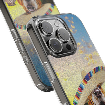 Basset Hound Eating Mexican Cuisine In Mexico - Clear Case