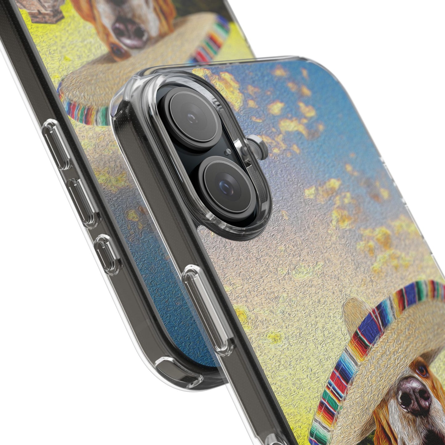 Basset Hound Eating Mexican Cuisine In Mexico - Clear Case