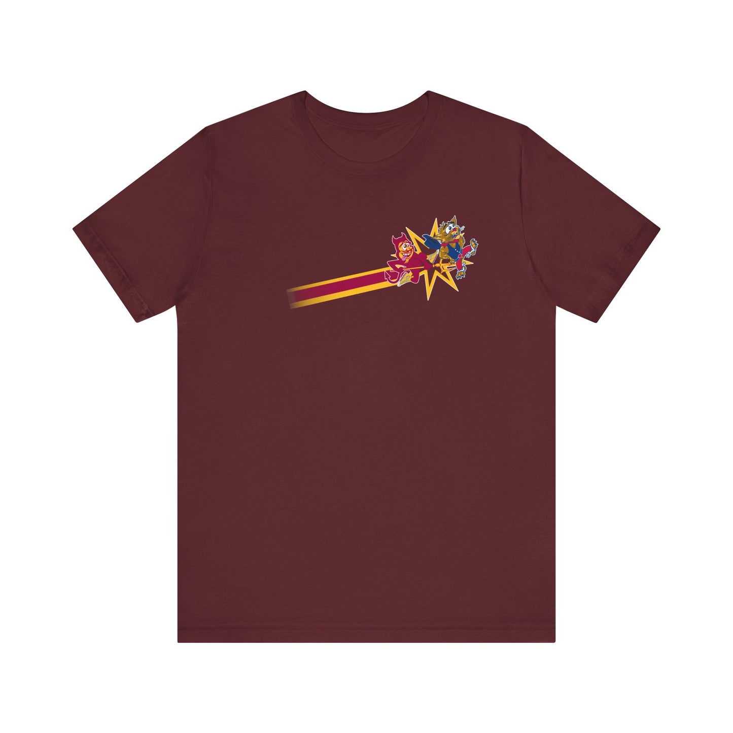 Sporky Forkin' A Pussycat (for Tempe fans) - Unisex Jersey Short Sleeve Tee