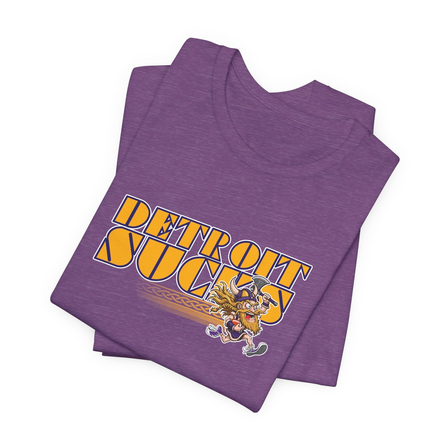 Detroit Sucks (for Minnesota fans) - Unisex Jersey Short Sleeve Tee